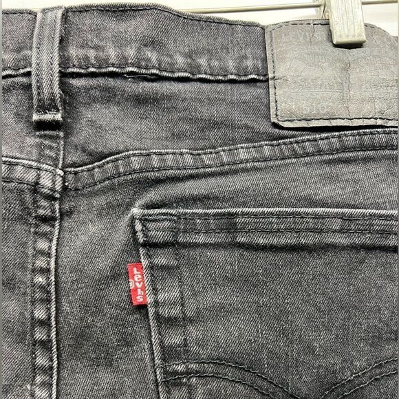 Levi's Mens 510 Skinny Jeans in Washed Black W34 L30 - Picture 6 of 7